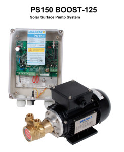 PS150 BOOST-125 - Solar Surface Pump System